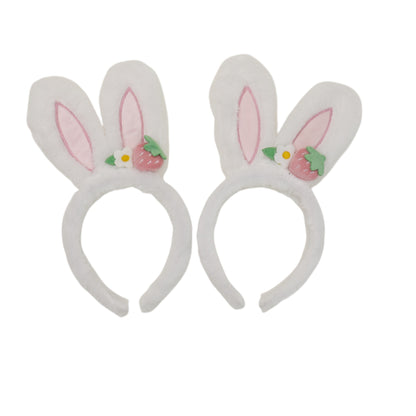 Cute Bunny Ear Strawberry Headband HB3228-7. (12PC)