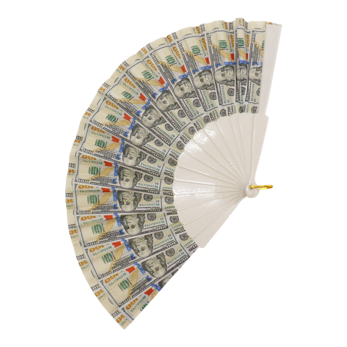 100 Dollar Bill Design Portable Fan 7203 (12PC)