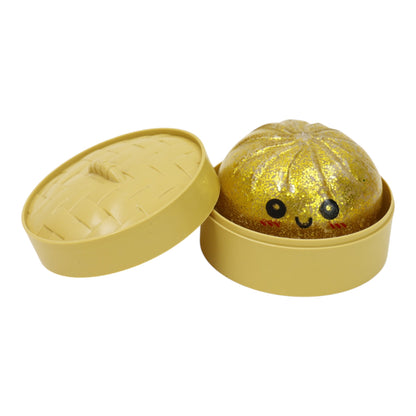 Glitter Squishy Dumpling Filled With Beads Toy SS417-3(12PC)