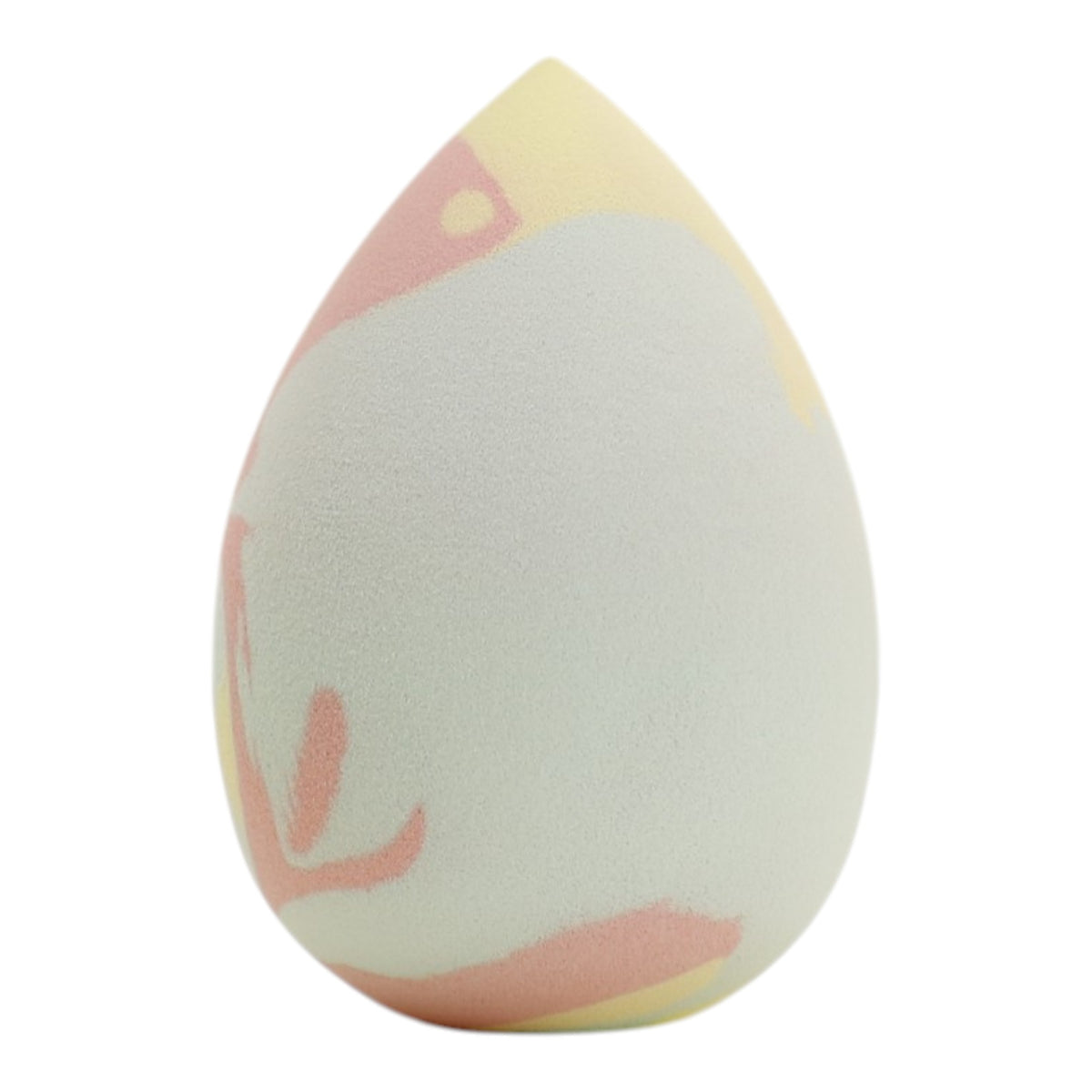Teardrop-Shaped Makeup Sponge With A Pastel Marble Pattern 11486 (12PC)