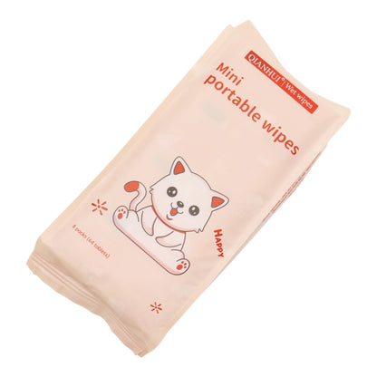 Cute Mini Portable  Wipes SJ0036 (12PK)