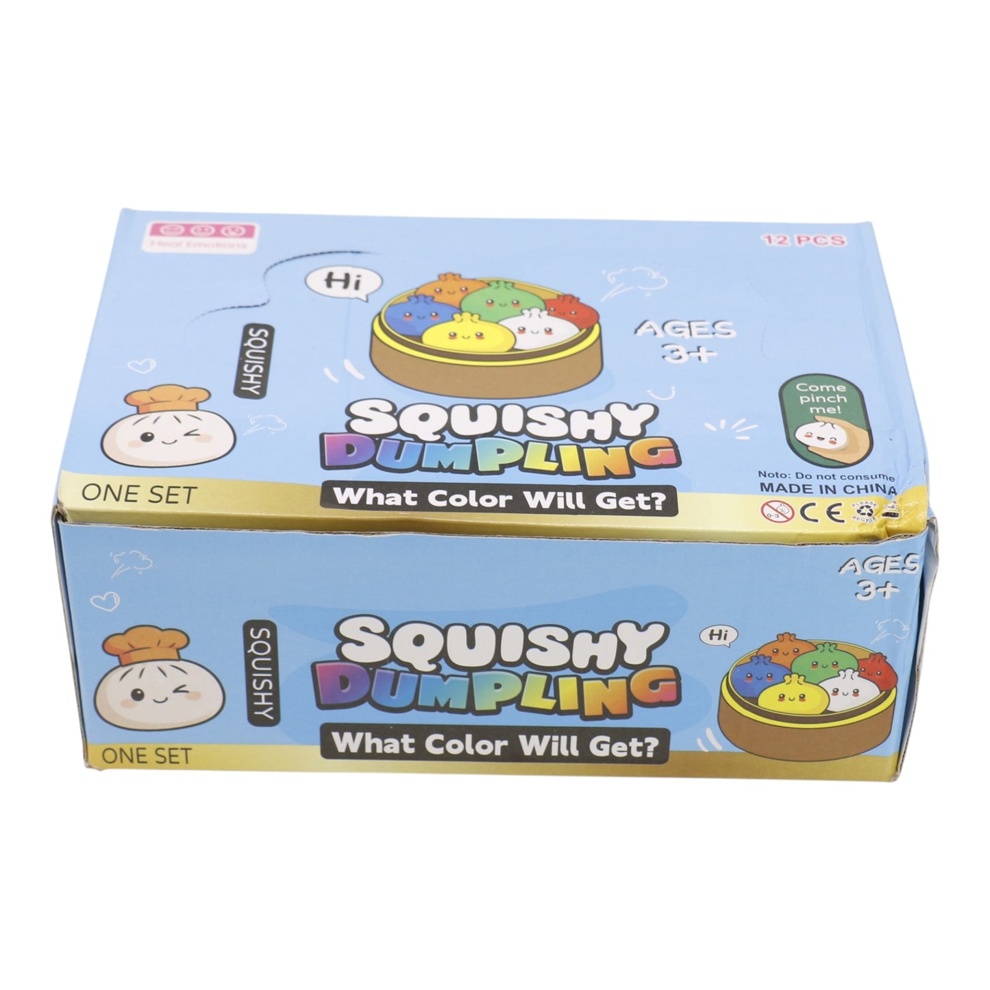 Glitter Jiggly Dumpling Squishy SS417-6 (12PC)
