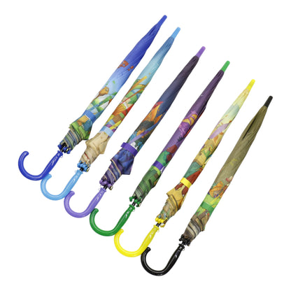 Kids Dinosaur Land Auto Open Fold Umbrella UM3632 (12pc)