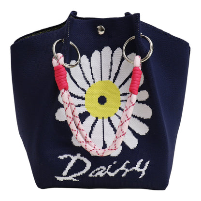 Women's Cute Daisy Pattern Knitted Tote Bag SS51118-17 (3PC)