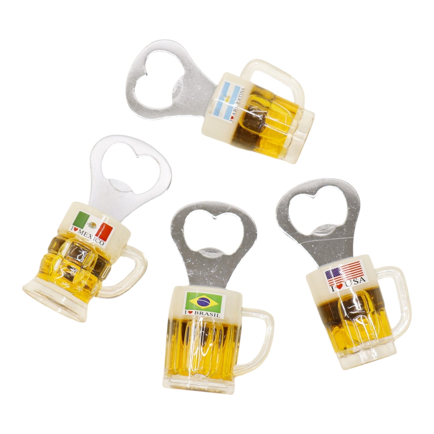 Mini Beer Mug Bottle Opener with Magnetic BO723-1. (12PC)