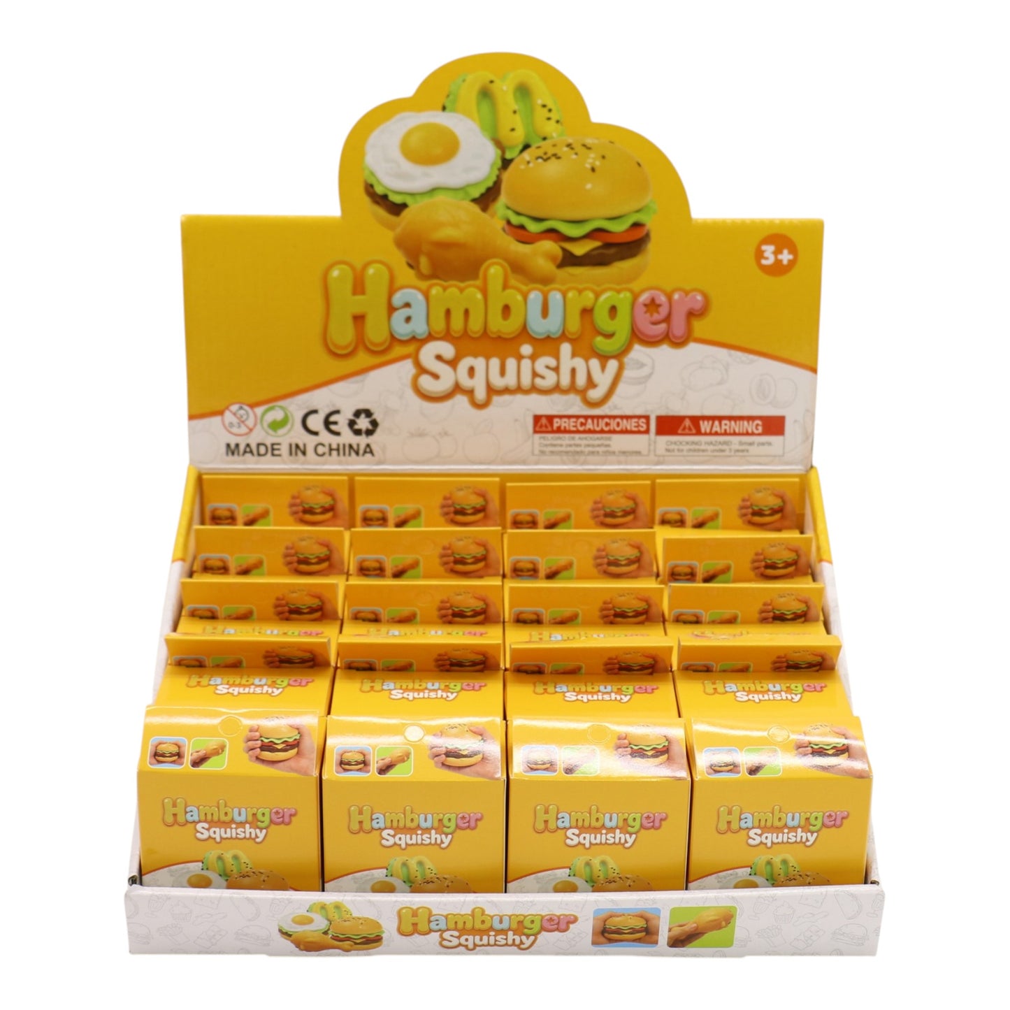 Silicon Burger Set Squishy Toy JT6610-9 (20PC)