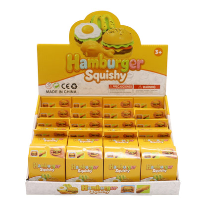 Silicon Burger Set Squishy Toy JT6610-9 (20PC)