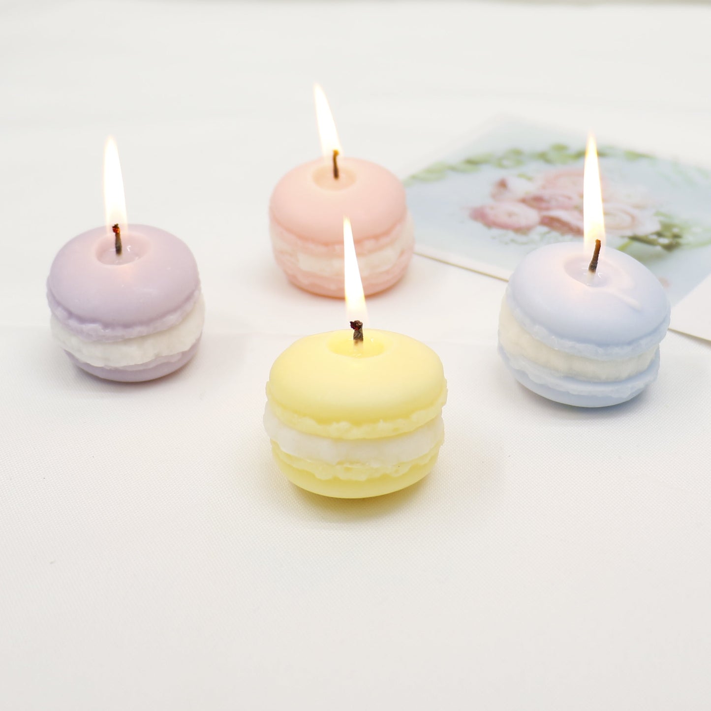 Macaron Shape Scented Candle SS41106-17. (12PC)