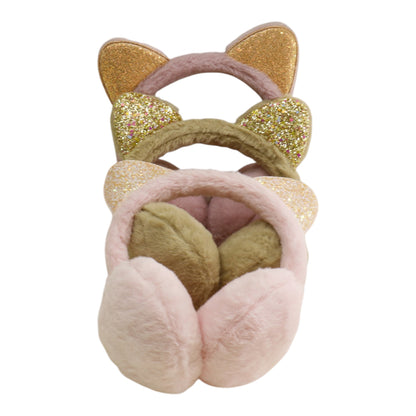 Winter Earmuffs  Cute Cat Ears Warmers Winter Headband SS6812-2 (12PC)