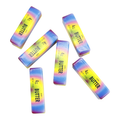 Marbled Rainbow Salted Squishy Butter Toy JT6603-9 (12PC)