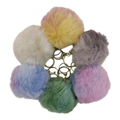 Pom Pom Key Chain KC0428-1. (12PC)