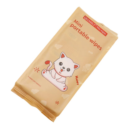 Cute Mini Portable  Wipes SJ0036 (12PK)