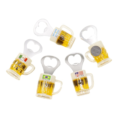 Mini Beer Mug Bottle Opener with Magnetic BO723-1. (12PC)