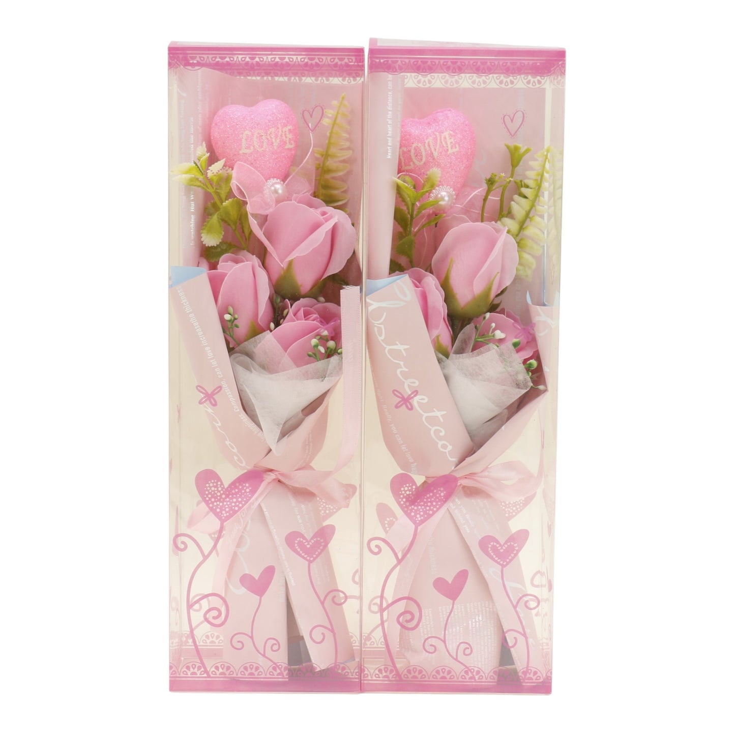 Three Rose Heart Artificial Bouquet Gift  VT5111-2 (1 PACKS )
