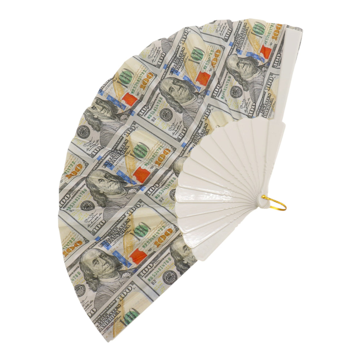 100 Dollar Bill Design Portable Fan 7203 (12PC)