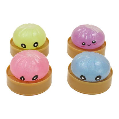 Glitter Jiggly Dumpling Squishy SS417-6 (12PC)