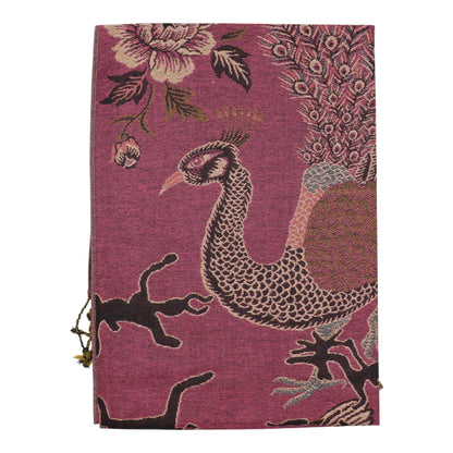 Metallic Pashmina Peacock  SCF4815-14.. (12PC)