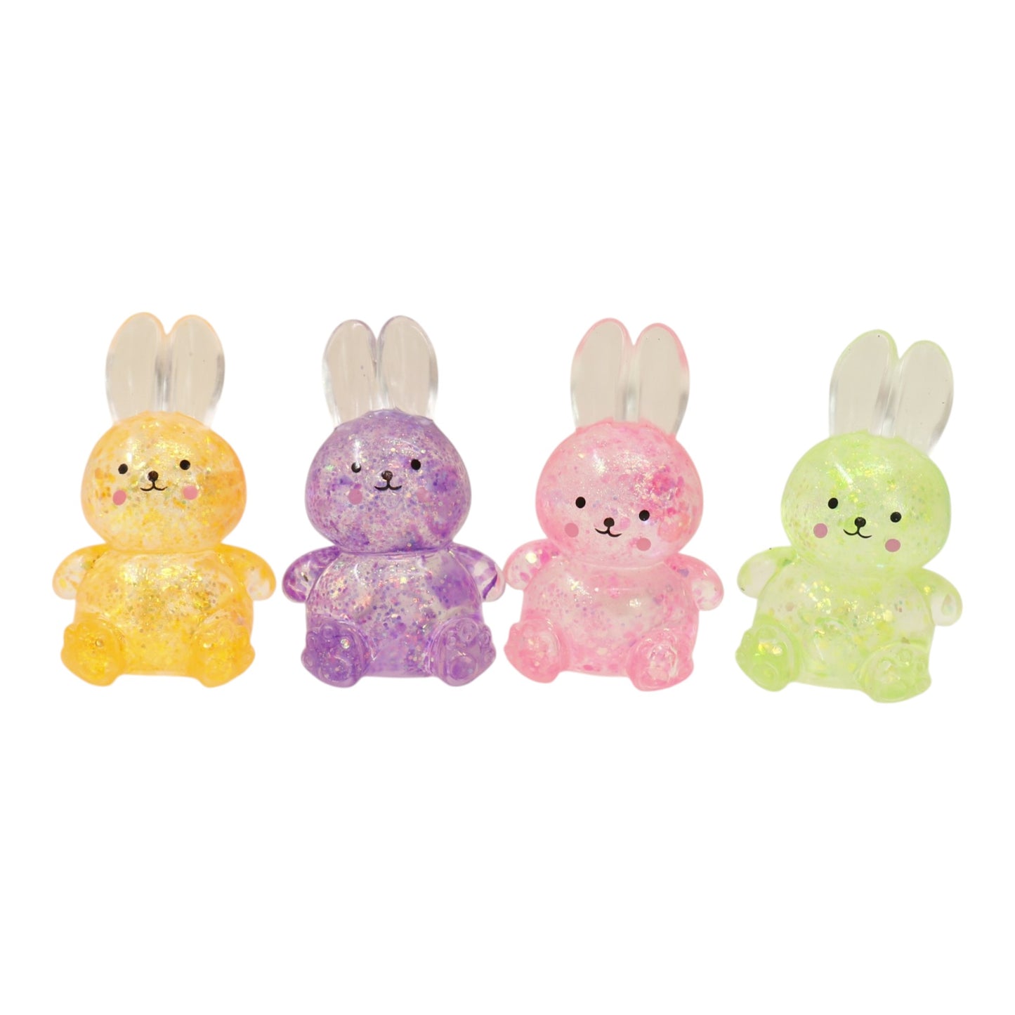 Glitter Maltose Sugar Bunny Squishy Toy SS6510-203 (12PC)