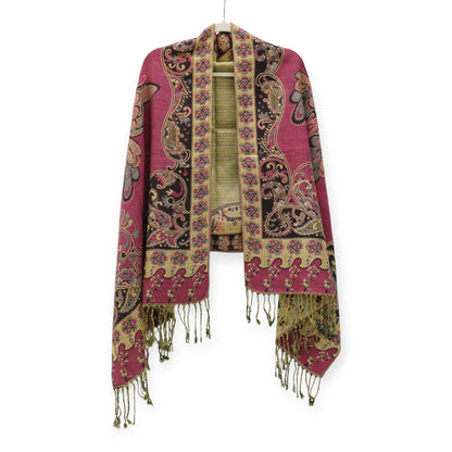 Metallic Pashmina Butterfly SCF4815-9. (12PC)