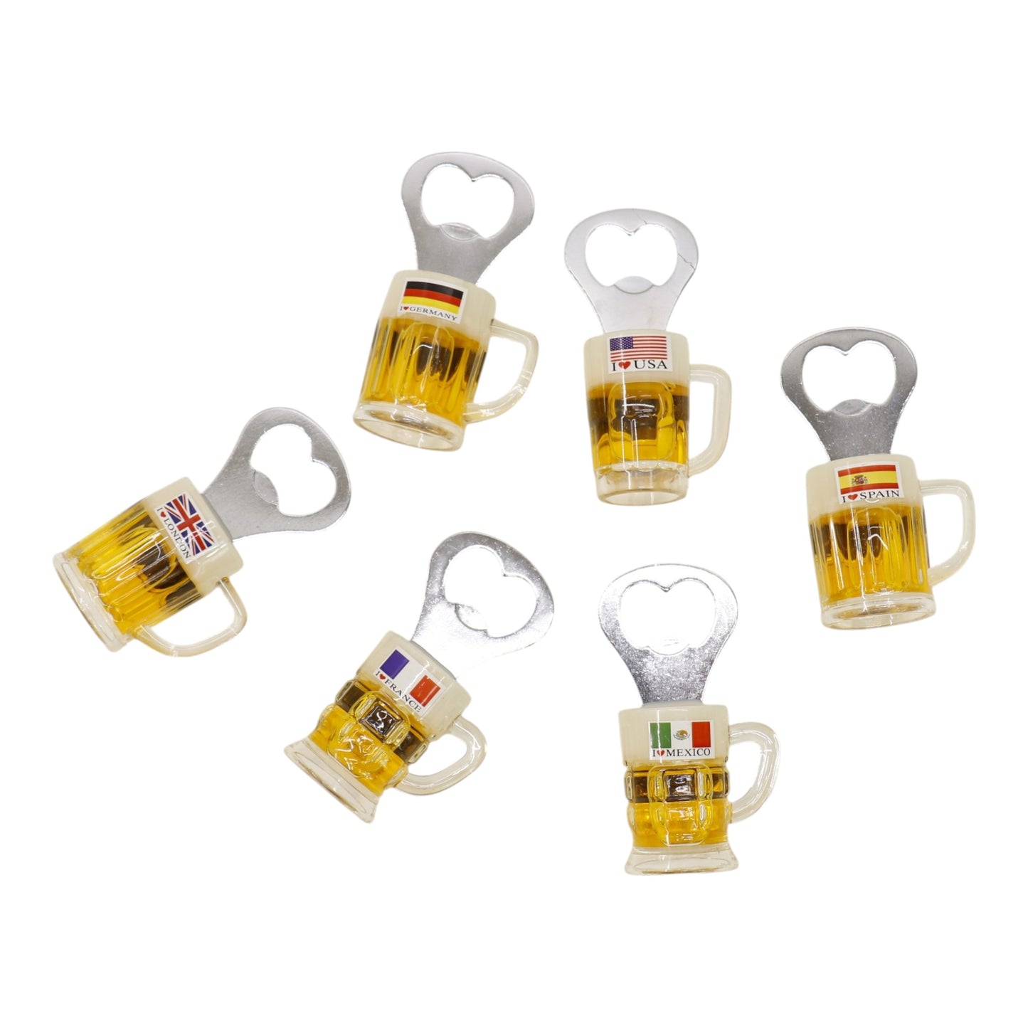 Mini Beer Mug Bottle Opener with Magnetic BO723-2. (12PC)