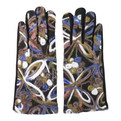 WOMEN'S PATTERN TOUCH SCREEN GLOVES GL190. (12PAIR)
