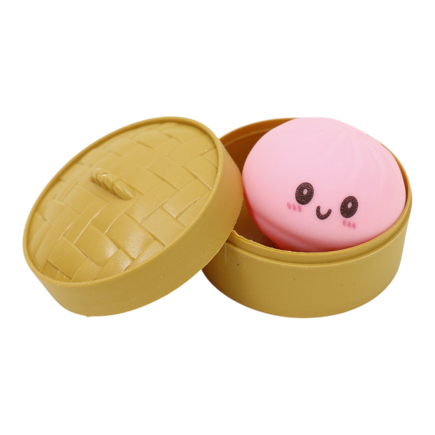 Mini Flour Squishy Dumpling With Steamer SQ6606-7! (24PC)
