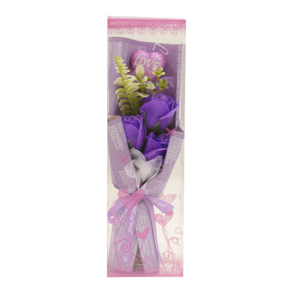Three Rose Heart Artificial Bouquet Gift  VT5111-2 (1 PACKS )