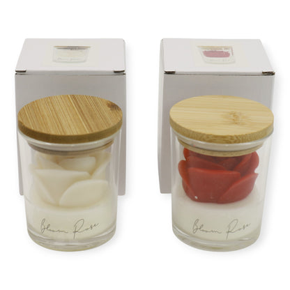 Rose Flower Fragrance Scented Candle SS51016-4 (2pc)