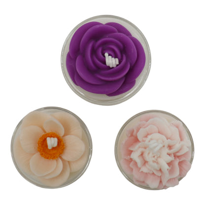 Flower Shape Scented Candle SS41106-23 (12PC)