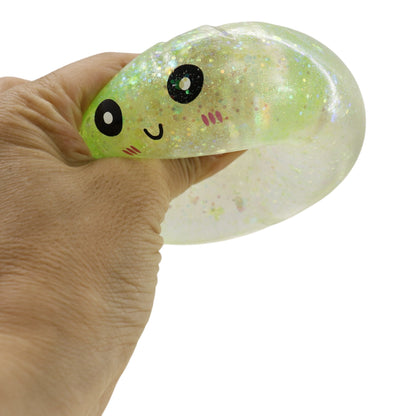 Glitter Maltose Sugar Squishy Dumpling Toy JT6610-15 (12PC)