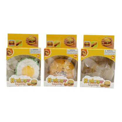 Silicon Burger Set Squishy Toy JT6610-9 (20PC)