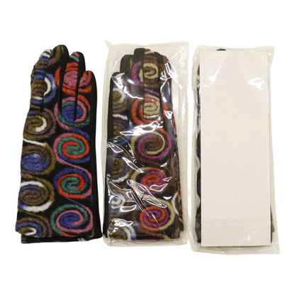 Women's Embroidery Texting Gloves GL6830-2 (12PAIR)
