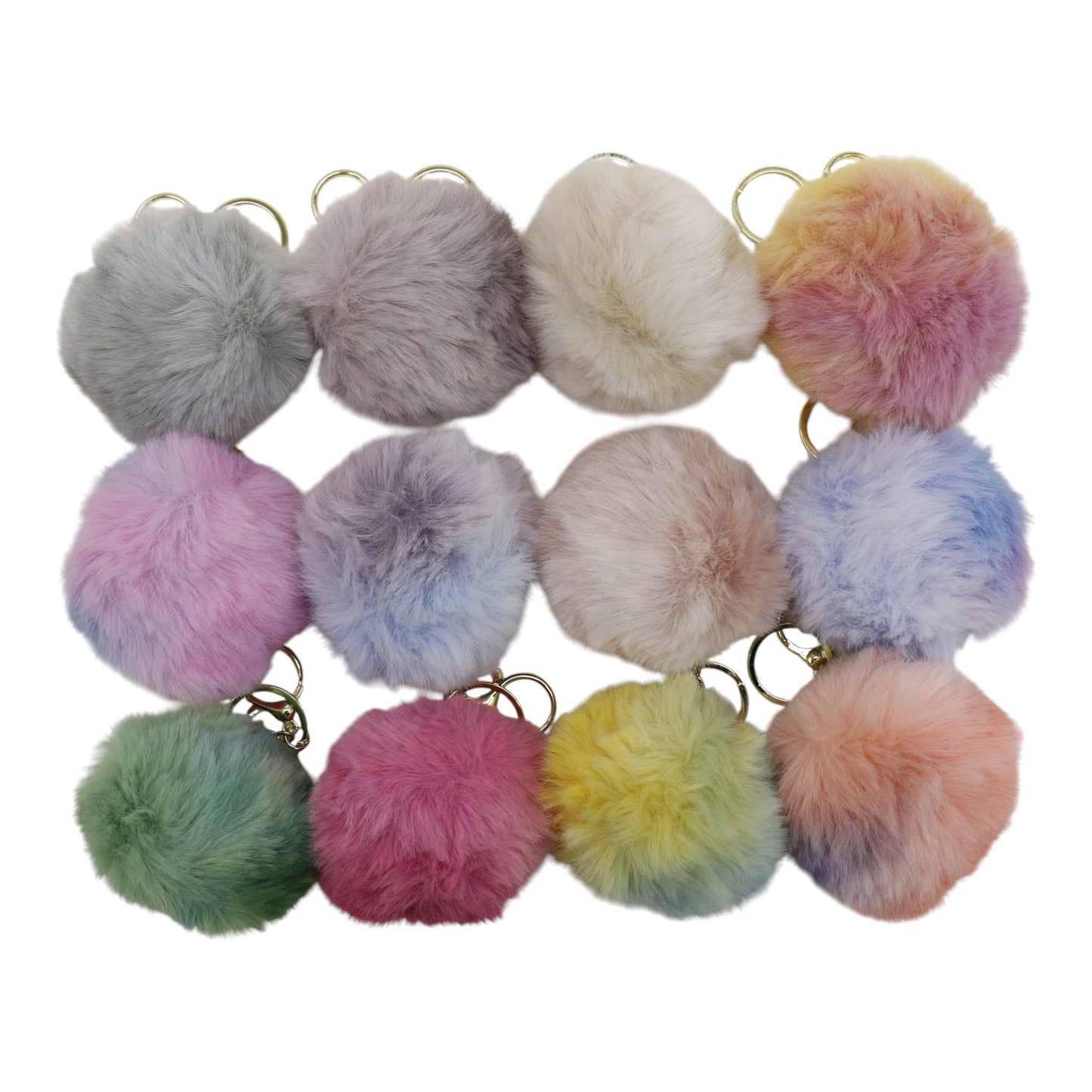 Pom Pom Key Chain KC0428-1 (12PC)
