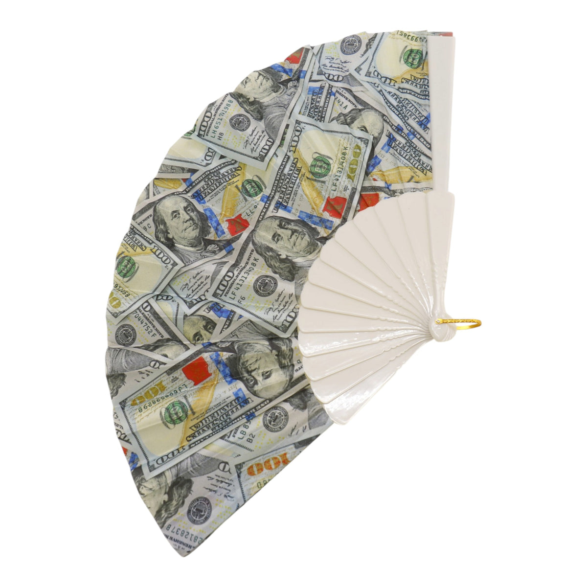 100 Dollar Bill Design Portable Fan 7203 (12PC)