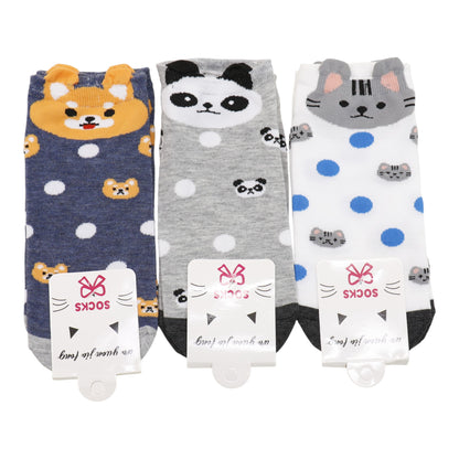 Women's Cute Animal Cartoon Socks SS3517-1.(12PC)