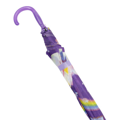 Kids Unicorn Print Plastic Auto Open Fold Umbrella UM3623 (12pc)