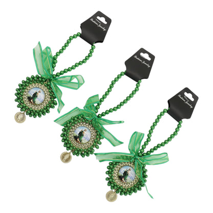 San Judas Car Rear Mirror Hang Accessory CH222GR (12PC)