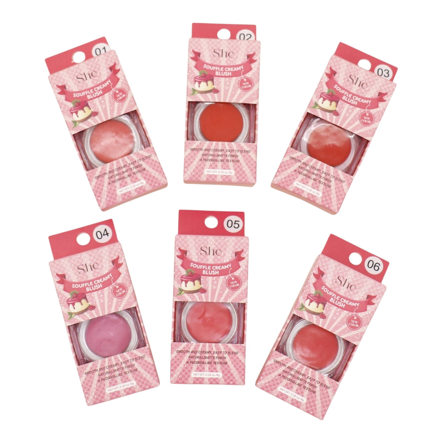 S. he Cotton Candy Blush CB1055 (24PC)