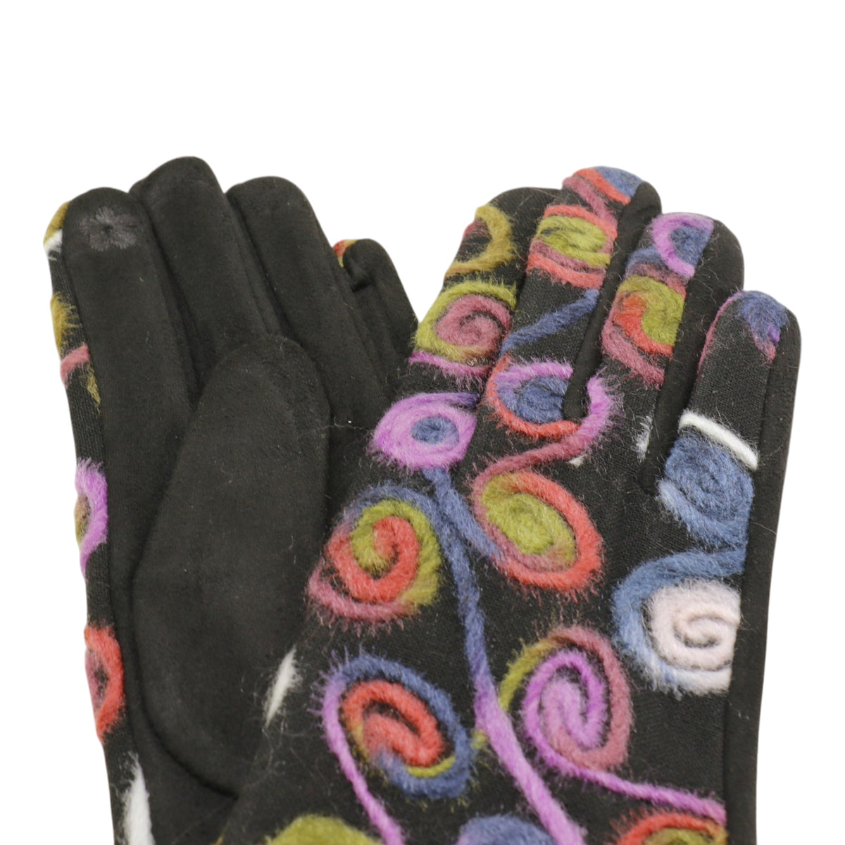 Women's Embroidery Texting Gloves GL6830-3 (12PAIR)