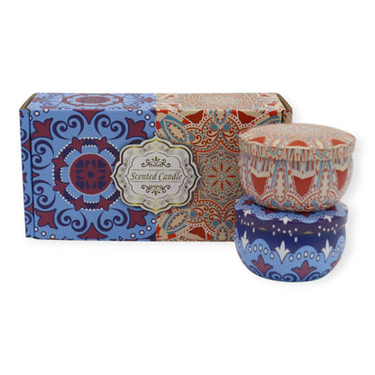 Bohemia 2pcs Fragrance Scented Candle SS51113-12 (3Pack)