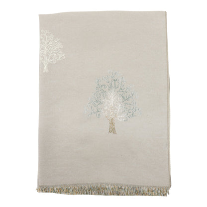 Cashmere Feel Winter Reversible Lucky Tree patten  Scarves SCF1230-34 (12PC)