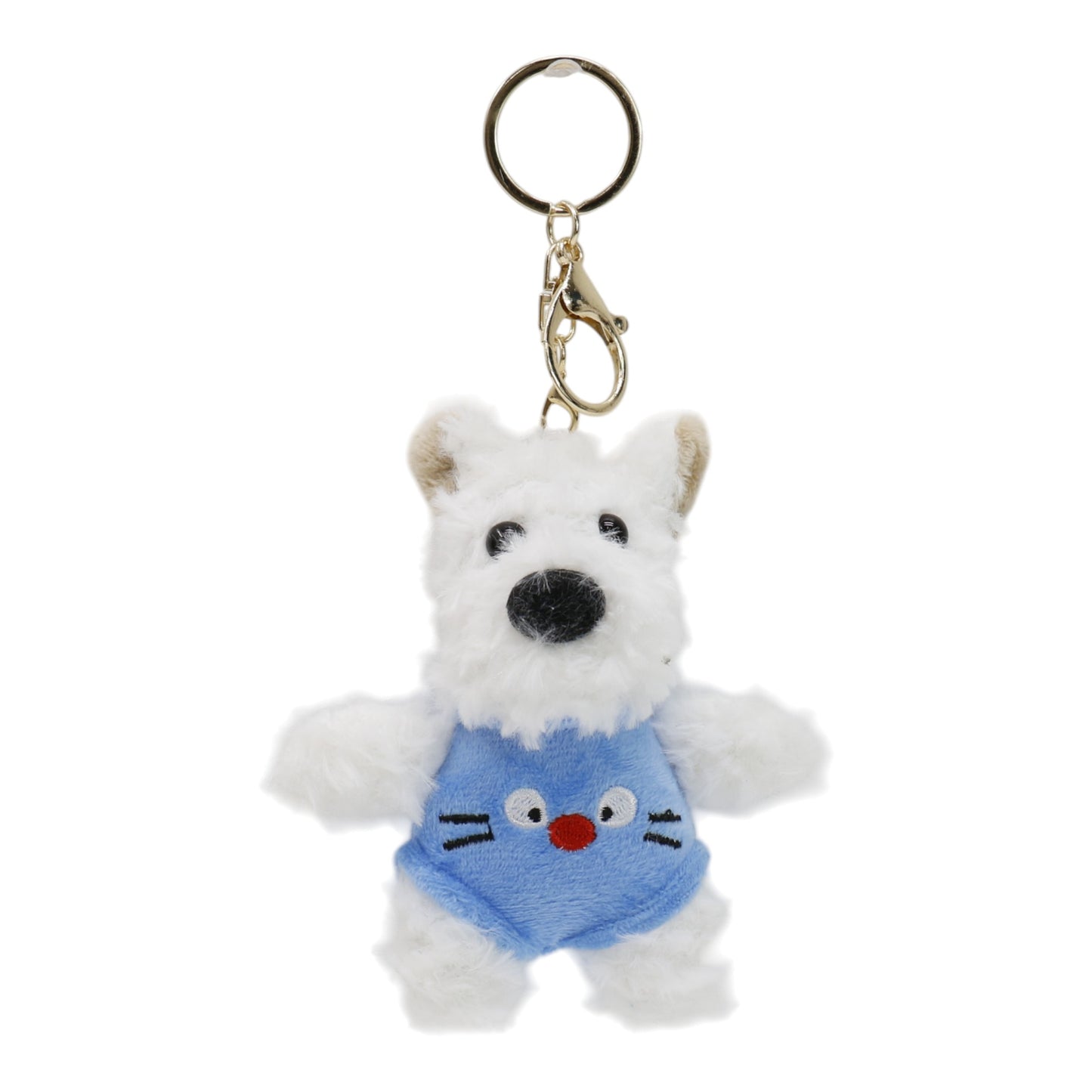 Puppy With Animal Pants Plush Key Chain SS41014-31. (12PC)