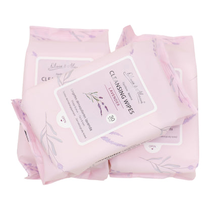 Lavender Cleansing Makeup Remover Wipes MIT008 (6PK)
