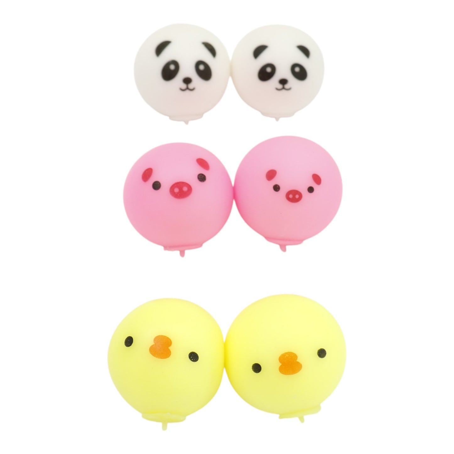 Mini Animal Ball Flour Squishy Toy JT6610-17 (12PC)
