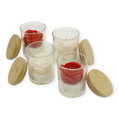 Rose Flower Fragrance Scented Candle SS51016-4 (2pc)