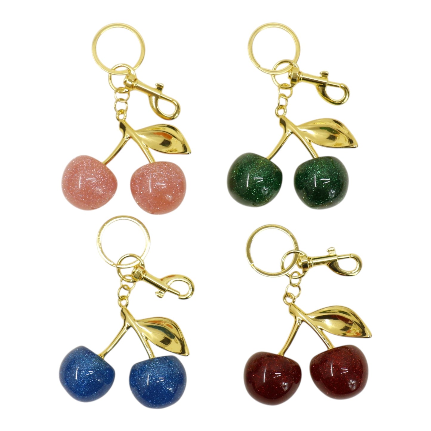 Cherry Rhinestone Keychain and Bag Charm JK6416-9 (12)