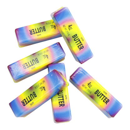 Marbled Rainbow Salted Squishy Butter Toy JT6603-9 (12PC)