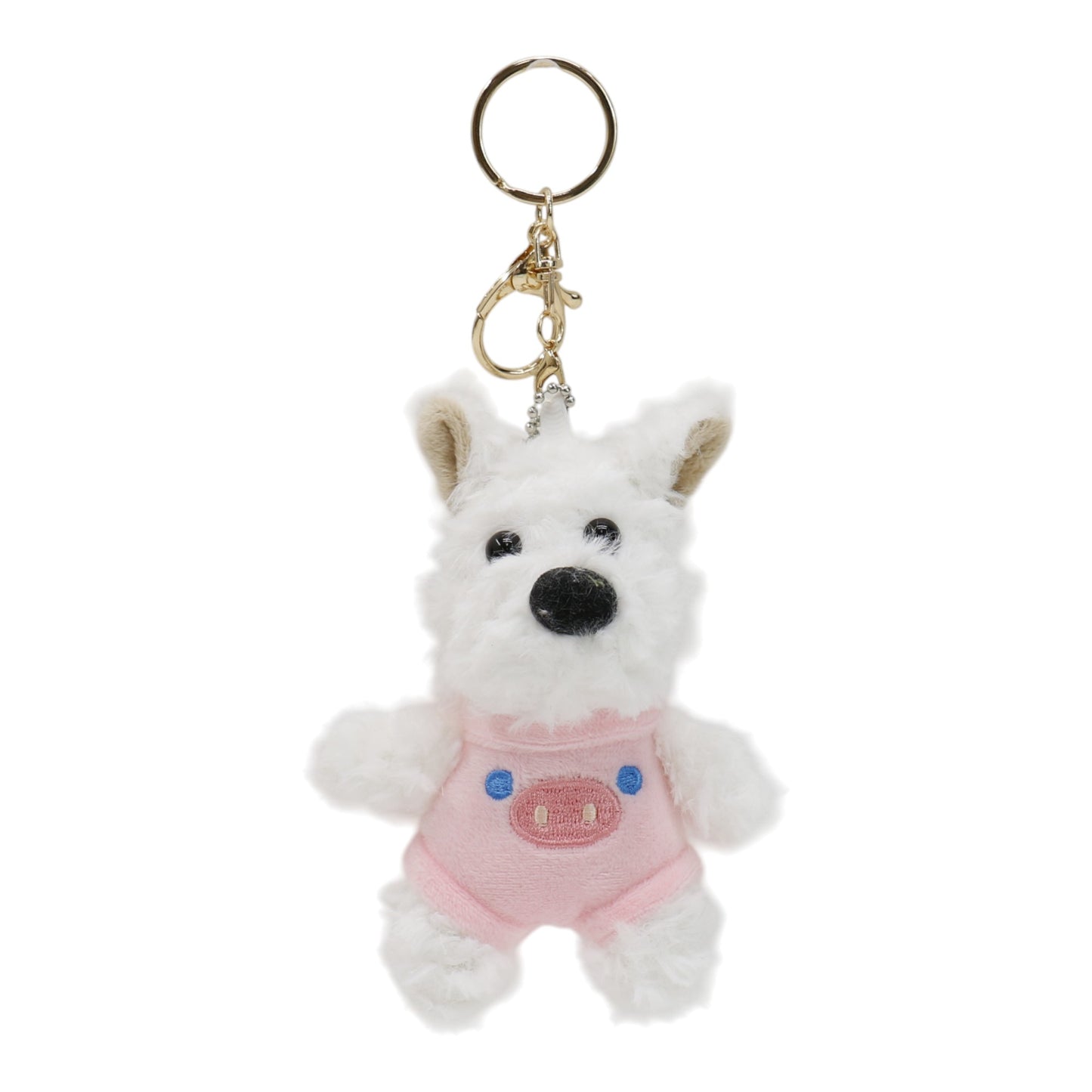 Puppy With Animal Pants Plush Key Chain SS41014-31. (12PC)