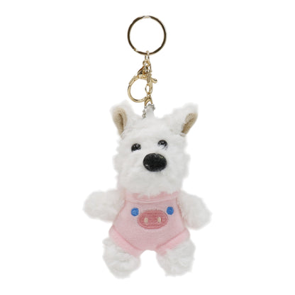 Puppy With Animal Pants Plush Key Chain SS41014-31. (12PC)