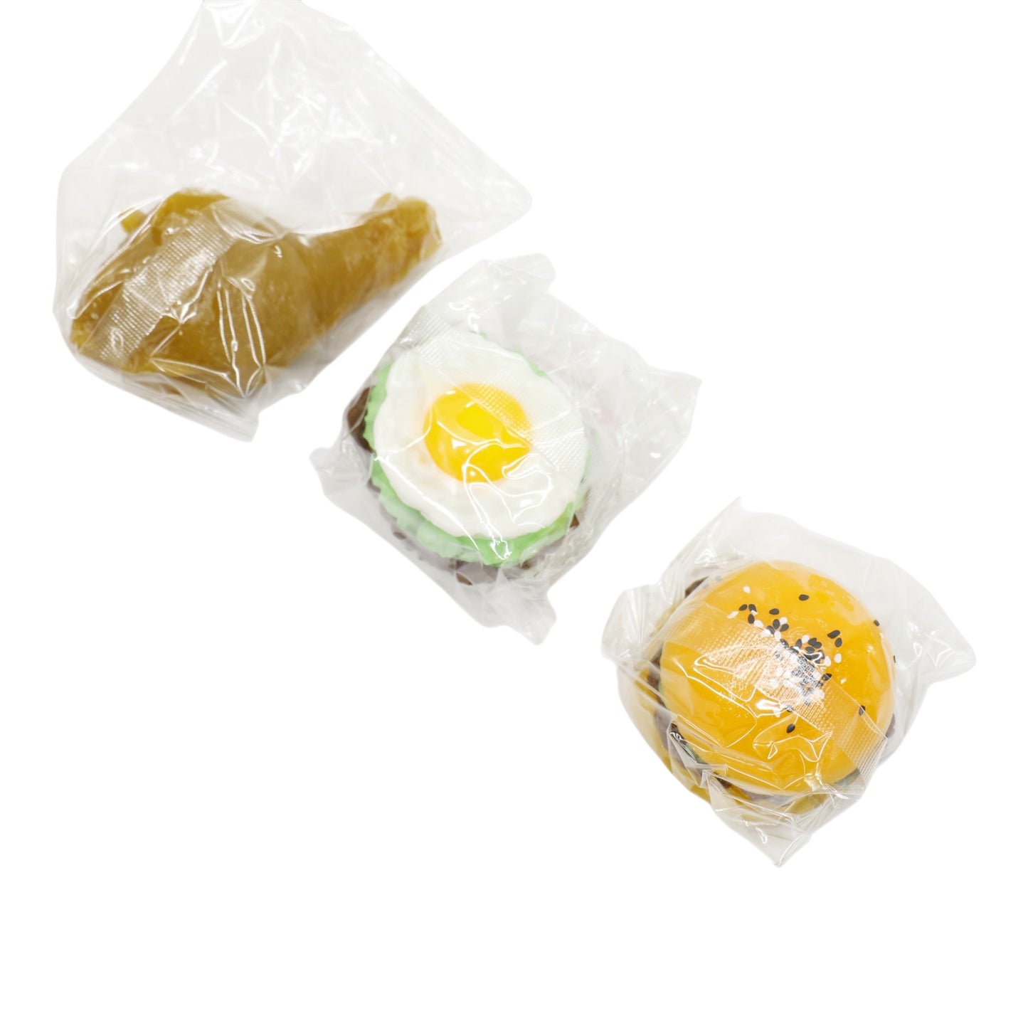 Silicon Burger Set Squishy Toy JT6610-9 (20PC)